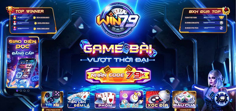 Win79 là cổng game uy tín, chơi Tiến Lên cực dễ thắng